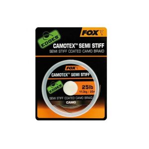 FOX Camotex Semi Stiff Coated Camo Braid Debljine; 25lb / 35lb